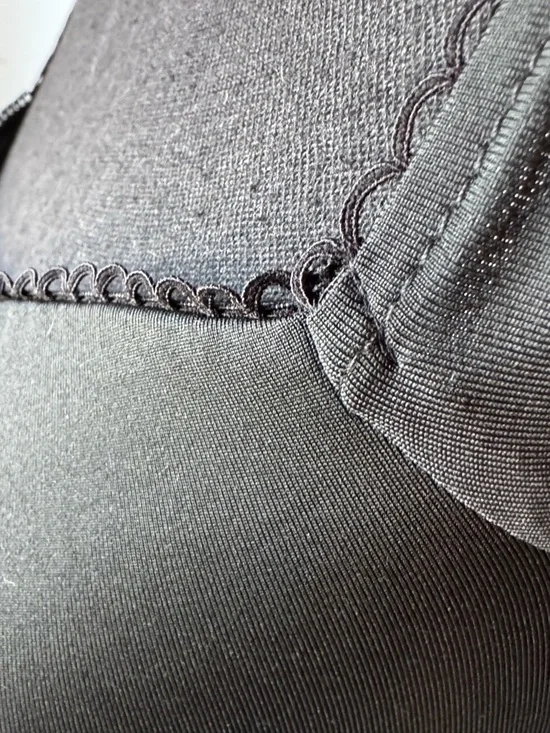 Women’s Black Long-Sleeve whimsigoth Bodycon Dress xs nwt - Picture 5 of 6